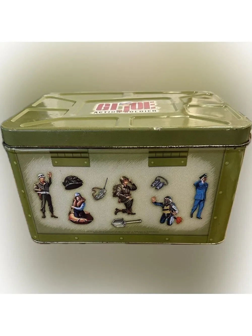 Vintage G.I. Joe Action Soldier 1998 Limited Edition Metal Foot Locker